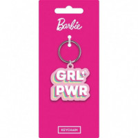 Llavero Grl Pwr Barbie Caucho  PYRAMID