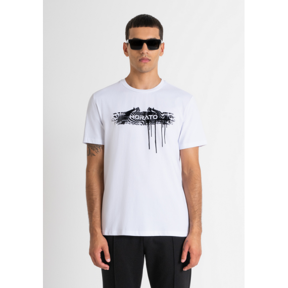 Camiseta ANTONY MORATO Logotipo Street Blanca