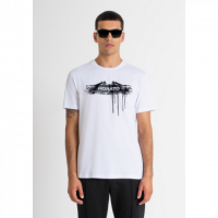 Camiseta ANTONY MORATO Logotipo Street Blanca