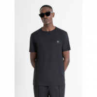 Camiseta ANTONY MORATO Logotipo Parche Negra