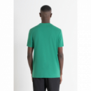 Camiseta ANTONY MORATO Logotipo Parche Verde