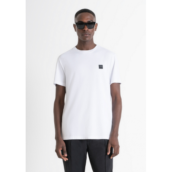 Camiseta ANTONY MORATO Logotipo Parche Blanca