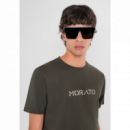 Camiseta ANTONY MORATO Logotipo Lettering Verde