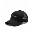 Mono Logo Embro Trucker Cap Black  CALVIN KLEIN