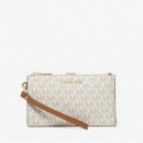 Dblzp Wristlet Vanilla  MICHAEL KORS