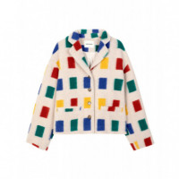 Chaquetas Mujer Chaqueta BOBO CHOSES Jacquard Color Game