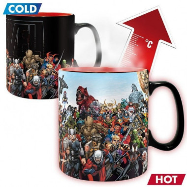 Taza Termica Heroes Clásicos de Marvel  ABY STILE