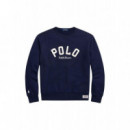 Rl Fleece-lsl-sws Navy  RALPH LAUREN