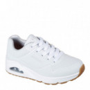 SKECHERS Zapatillas Uno Blancas 403674L-WHT