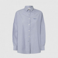 PEPE JEANS Camisa Oversize de Rayas PL304955-566