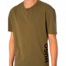 Camiseta de Punto de Algodón con Protección Solar Uv 50+  HUGO BOSS