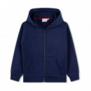 Sudadera de Cremallera con Capucha y Logo Estampado Kids  HUGO BOSS