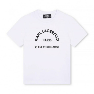 Camiseta de Algodón Kids  KARL LAGERFELD