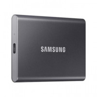 SAMSUNG Disco Duro Externo Ssd 2TB T7 Gris con Tipo C MU-PC2T0T/WW