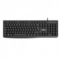 TECLADO A NILOX CABLE USB NEGRO