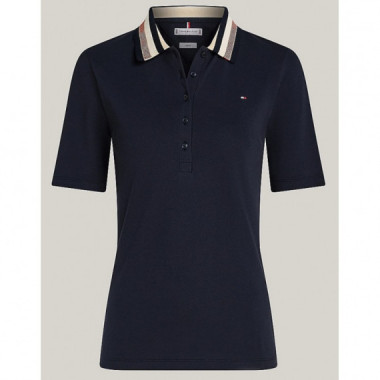 TOMMY HILFIGER - REG RWB DETAIL POLO SS - DW5 - F|WW0WW43008/DW5