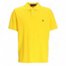 Polo RALPH LAUREN - SSKCCMSLM1-SHORT Sleeve-knit - Lemon Rind C5989 - 710680784395/LEMON Rind C5989