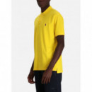 Polo RALPH LAUREN - SSKCCMSLM1-SHORT Sleeve-knit - Lemon Rind C5989 - 710680784395/LEMON Rind C5989