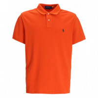 Polo RALPH LAUREN - SSKCCMSLM1-SHORT Sleeve-knit - College Orange C0595 - 710680784396/COLLEGE Orange C0595