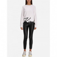 KARL LAGERFELD - Hem Signature Sweatshirt - 100 - 245W1815/100