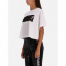 KARL LAGERFELD - Reversible Sequins T-shirt - 100 - 246W1708/100