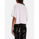 KARL LAGERFELD - Reversible Sequins T-shirt - 100 - 246W1708/100