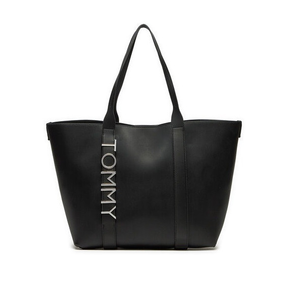 Tjw City Bold Tote Black  TOMMY HILFIGER