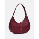 Tjw City Bold Shoulder Bag Deep Rouge  TOMMY HILFIGER