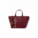 Tjw City Bold Mini Tote Deep Rouge  TOMMY HILFIGER