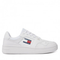 Tjw Retro Basket Ess White  TOMMY HILFIGER