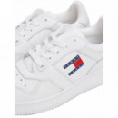 Tjw Retro Basket Ess White  TOMMY HILFIGER