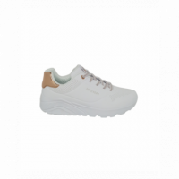 Uno Lite-metallic Mode White Synthetic/ Trim SKECHERS