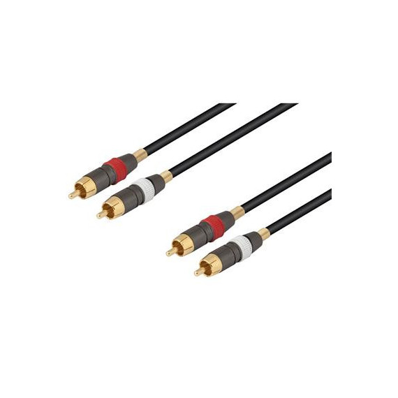 NIMO Cable 2XRCA M/m 3MTRS WIR455