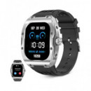 KSIX Reloj Smartwatch Hero Amoled Negro