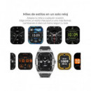 KSIX Reloj Smartwatch Hero Amoled Negro