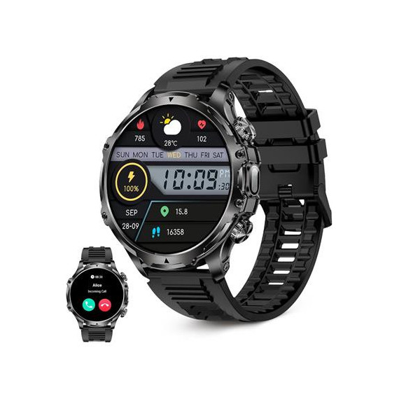 KSIX Reloj Smartwatch Venture  Negro