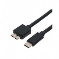 EUROCONNEX Cable USB Micro USB 3.0 Ancho a Tipo C 0.6MTRS 3893C