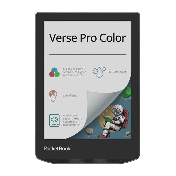 POCKETBOOK Libro Electronico Verse Pro Color 6" 16GB,BLUETOOTH,SMARTLIGHT Stormy Sea