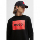 HUGO Jersey Negro 50467944-001