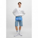 HUGO Sudadera de Felpa Blanca 50522359-100