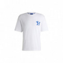 HUGO Camiseta Blanca 50523830-100