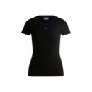 HUGO Camiseta Negra 50523924-001