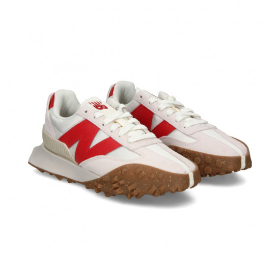 Deportivo Textil/ante Hielo/rojo  NEW BALANCE