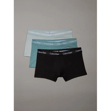 3P Low Rise Trunk Black, Shade, Slate tu  CALVIN KLEIN