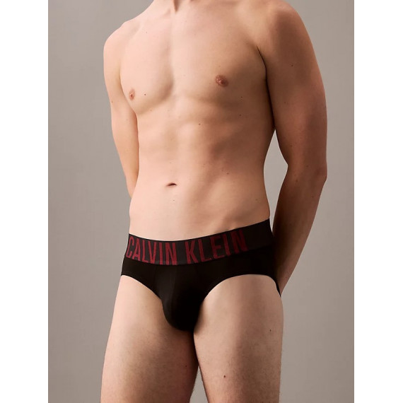 Hip Brief 3PK B- Black, Syrah, Sand Trap  CALVIN KLEIN