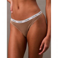 Thong 3PK Black/ Grey Heather / Café Fun  CALVIN KLEIN