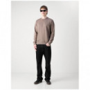 Ck Embro Badge Crew Neck Falcon  CALVIN KLEIN