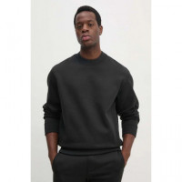 Logo Tape Crew Neck Ck Black  CALVIN KLEIN