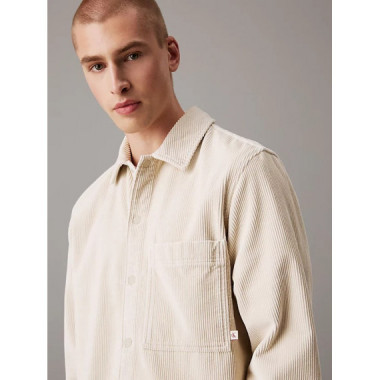 Corduroy Overshirt Pelican  CALVIN KLEIN