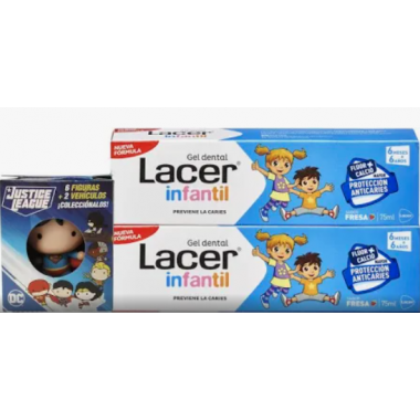 LACER Duplo Gel Dental Infantil+figurita Comic